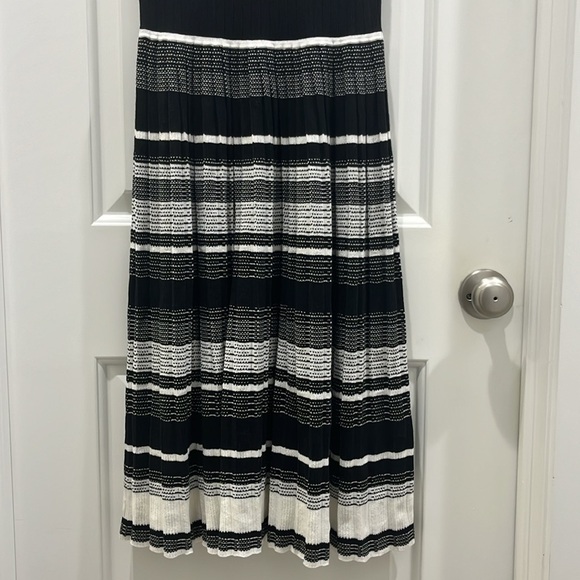Kate Spade Striped Sleeveless Sweater Dress Black & White Sz S - Picture 5 of 9